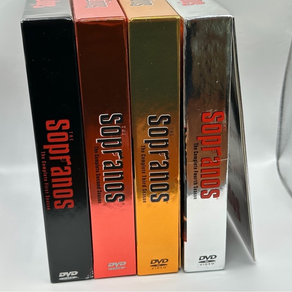 Sopranos Series DVD Boxed Sets- Seasons 1-4- Complete Seasons 1,2,3,4 - Picture 2 of 10